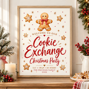 Personalisiertes Willkommen zum Lebkuchen-Cookie-A Poster