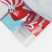 Personalisiertes Winter Wonderland Ballett Weihnac Fleecedecke (Ecke)