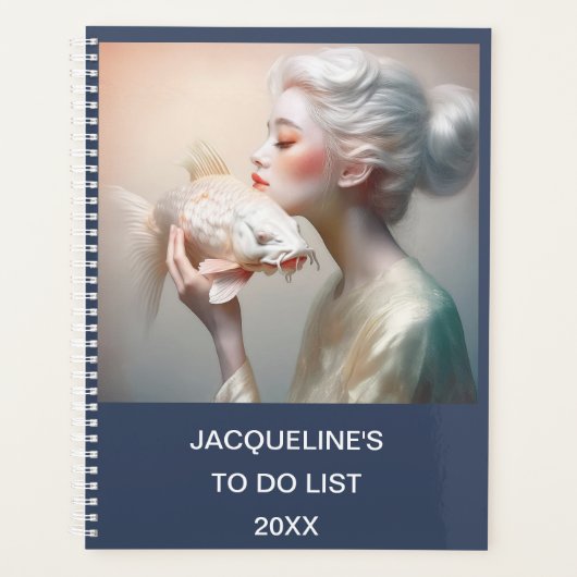 Personalisiertes Winterbild To-Do-Liste Planer (Vorderseite)
