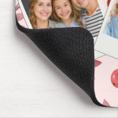 Personalisiertes Winterrotes-Beeren-Botanik-Cottag Mousepad (Ecke)