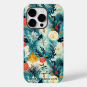 Personalisiertes Winterwunderland Botanisch Case-Mate iPhone Hülle (Rückseite)