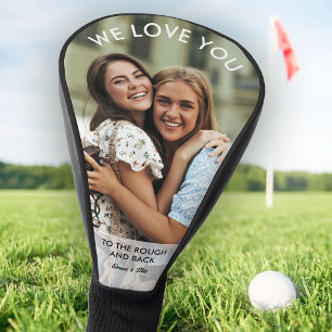 Personalisiertes Wir lieben dich individuelles Fot Golf Headcover