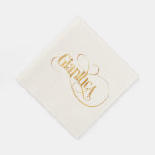 Personalisiertes Wirbles Drehbuch Gianluca Serviette (Ecke)