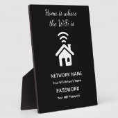 Personalisiertes WLAN-Kennwort und Netzwerk für Gä Fotoplatte (Seite)