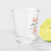 Personalisiertes Wochenende Schnapsglas (Links)