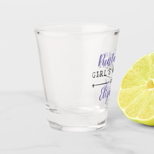 Personalisiertes Wochenende Schnapsglas (Links)