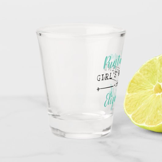 Personalisiertes Wochenende Schnapsglas (Links)