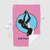 Personalisiertes Women's Golf Handtuch (Insitu)