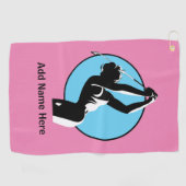 Personalisiertes Women's Golf Handtuch (Horizontal)