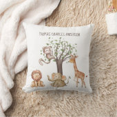 Personalisiertes Woodland Animals Kindergeschenk K Kissen (Decke)