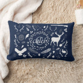 Personalisiertes Woodland Baby Boy Kinderzimmer De Lendenkissen (Decke)