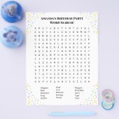 Personalisiertes Wortsuchrätsel | Doppelseitig Flyer (Einzeln)