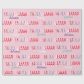 Personalisiertes Wrackpapier Geschenkpapier (Flach)