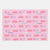 Personalisiertes Wrackpapier Geschenkpapier Set (Vorderseite)