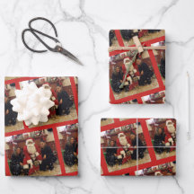 Personalisiertes Wrapping Paper Flat Sheet Set 3