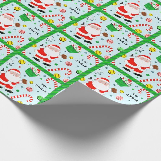Personalisiertes Wrapping Paper Geschenkpapier (Ecke)