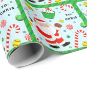 Personalisiertes Wrapping Paper Geschenkpapier (Rolleneckpunkt)