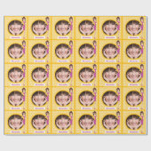 Personalisiertes Wrapping Paper von Funky Diva Gir Geschenkpapier (Flach)