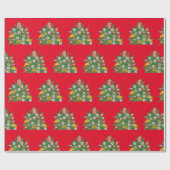Personalisiertes Wrapping Paper von Weed Christmas Geschenkpapier (Flach)