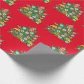 Personalisiertes Wrapping Paper von Weed Christmas Geschenkpapier (Ecke)