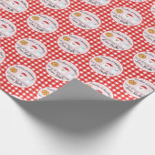 Personalisiertes Wrapping-Papier für Santa Milk un Geschenkpapier (Ecke)