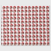 Personalisiertes Wrapping von Gesichtsgeschenkguts Geschenkpapier (Flach)