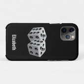 Personalisiertes Würfel Case-Mate iPhone Hülle (Rückseite (Horizontal))