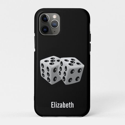 Personalisiertes Würfel Case-Mate iPhone Hülle (Rückseite)