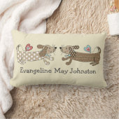 Personalisiertes Wurstkissen Dackel Kissen (Decke)