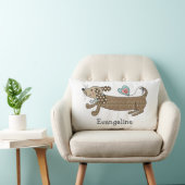 Personalisiertes Wurstkissen Dackel Kissen (Stuhl )