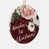Personalisiertes XMAS Ornament Geometrisches Garde (Rechts)