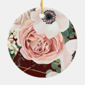 Personalisiertes XMAS Ornament Geometrisches Garde (Hinten)