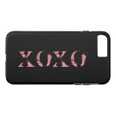 Personalisiertes XOXO Black & Rose Gold Case-Mate iPhone Hülle (Rückseite (Horizontal))