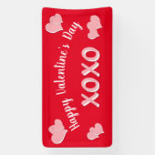 Personalisiertes XOXO Valentinstag Banner (Vertikal)