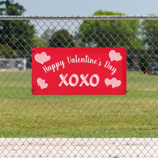 Personalisiertes XOXO Valentinstag Banner (InSitu)