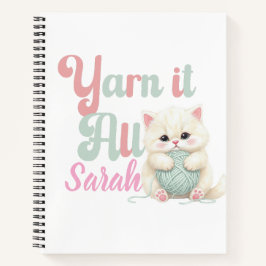 Personalisiertes Yarn it All Journal  Notizblock