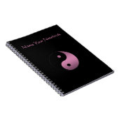 Personalisiertes Yin Yang Symbol-Notizbuch Notizblock (Rechte Seite)