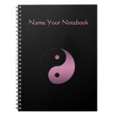 Personalisiertes Yin Yang Symbol-Notizbuch Notizblock (Vorderseite)