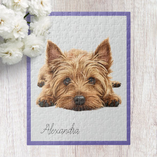 Personalisiertes Yorkie-Jigsaw-Puzzle Puzzle