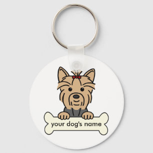 Personalisiertes Yorkie Schlüsselanhänger