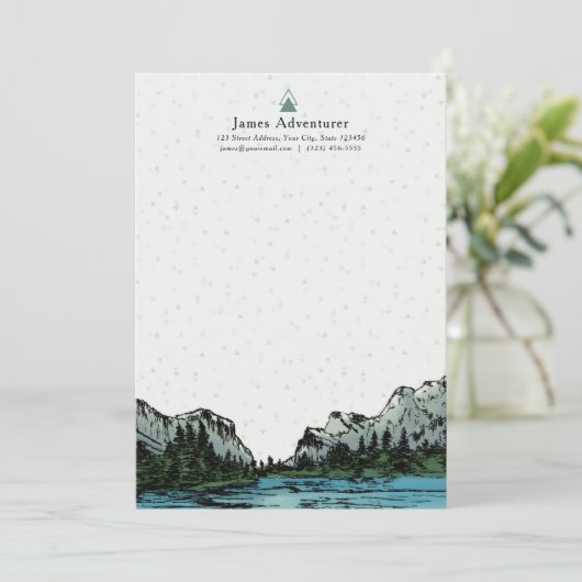 Personalisiertes Yosemite Vielen Dank Dankeskarte (Stehend Vorderseite)