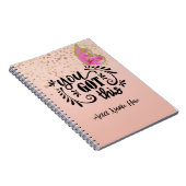 Personalisiertes "You Got This"-Notebook Notizblock (Rechte Seite)