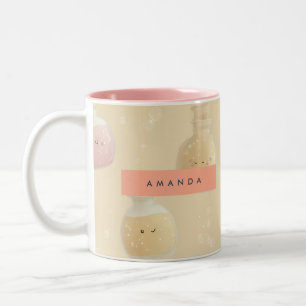 Personalisiertes Zaubertrank Flaschenmuster Zweifarbige Tasse