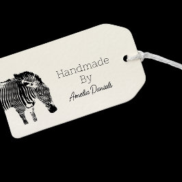 Personalisiertes Zebra Handmade von Permastempel