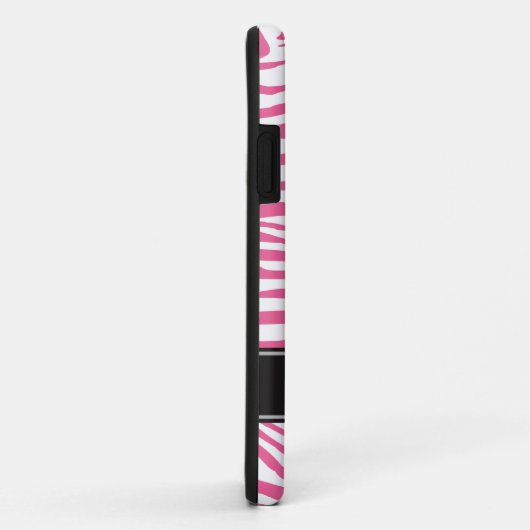 Personalisiertes Zebra-Muster Case-Mate iPhone Hülle (Hinten/Rechts)