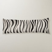Personalisiertes Zebra Strip Kissen (Rückseite)