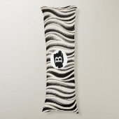 Personalisiertes Zebra Strip Kissen (Vorderseite Vertikal)