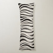 Personalisiertes Zebra Strip Kissen (Rückseite (Vertikal))