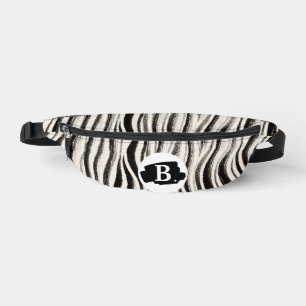 Personalisiertes Zebra Stripe Print Fanny Pack Bauchtasche