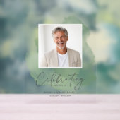 Personalisiertes Zeichen zur Feier des Lebens Mode Acrylschild (Neutral)